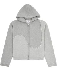 ERL - Swirl Hooded Cotton Sweatshirt - Lyst