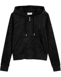 Juicy Couture - Jewel Robertson Hooded Velour Sweatshirt - Lyst