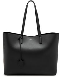 Saint Laurent - East West Grained Leather Tote - Lyst