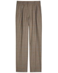 Blazé Milano - Fox Checked Wool Trousers - Lyst