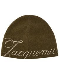 Jacquemus - Le Bonnet Atelier Logo-Intarsia Wool-Blend Beanie - Lyst