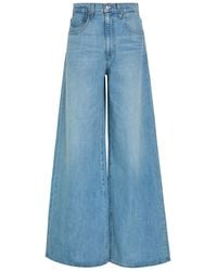 PAIGE - Cameron Wide-Leg Denim Jeans - Lyst