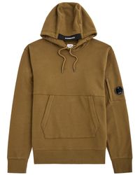 C.P. Company - Diagonal Raised Hooded Cotton Sweatshirt - Lyst