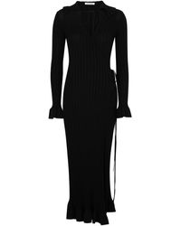 By Malene Birger - Gianina Ribbed Cotton-blend Maxi Dress - Lyst