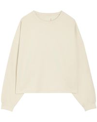 Nike - Cropped Jersey Sweatshirt - Lyst