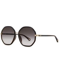 Chloé - Frankly Octagon Frame Sunglasses - Lyst