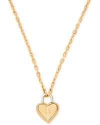Givenchy - Heart Lock Chain Necklace - Lyst