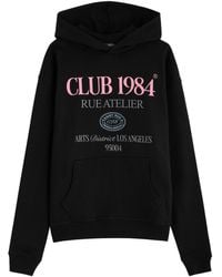 Club 1984 - Art District Hooded Cotton Sweatshirt - Lyst