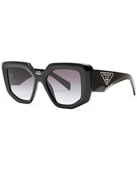 Prada - Symbole Square-Frame Sunglasses - Lyst