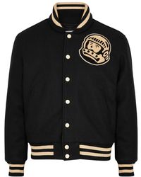 Wool Varsity Bomber Jacket 