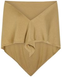 TOTEME - Large Knitted Triangle Scarf - Lyst