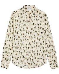 Forte Forte - Printed Cotton-Blend Voile Shirt - Lyst