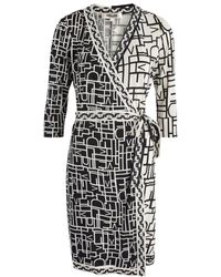 Diane von Furstenberg - Hera Printed Jersey Wrap Dress - Lyst