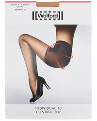 Wolford - Pure Shimmer Conceal 40 Denier Tights - Lyst