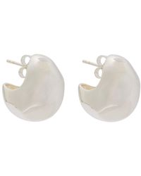 Nina Gordon - Figure Sterling Hoop Earrings - Lyst
