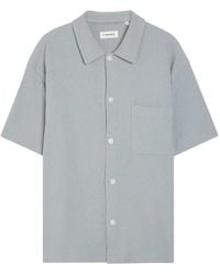 FRAME - Textured-Knit Cotton-Blend Shirt - Lyst