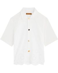 Rejina Pyo - Marty Broderie Anglaise Cotton Shirt - Lyst