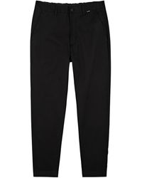 Calvin Klein - Tapered Stretch-twill Trousers - Lyst