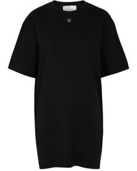 GIUSEPPE DI MORABITO - Logo Cotton Gloved T-shirt Dress - Lyst