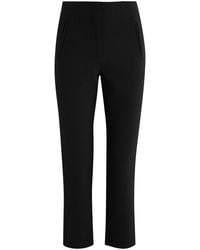 Veronica Beard - Stila Cropped Slim-Leg Jersey Trousers - Lyst