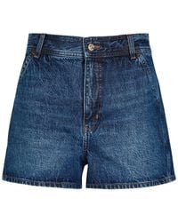 FRAME - The Dockside Denim Shorts - Lyst
