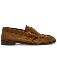 Saint Laurent - Le Loafer 15 Suede Loafers - Lyst