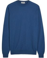 John Smedley - Waffle Merino Wool Jumper - Lyst
