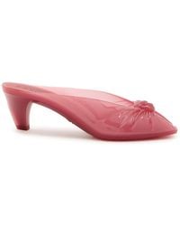Chloé - 55 Peep-Toe Jelly Mules - Lyst
