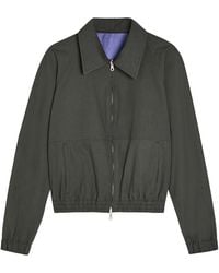 Dries Van Noten - Vinnys Reversible Colour-Blocked Cotton-Blend Jacket - Lyst