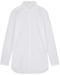 The Row - Derica Cotton-poplin Shirt - Lyst