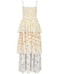 byTiMo - Floral-print Woven Maxi Dress - Lyst