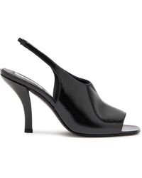 TOTEME - Contour 85 Naplack Leather Slingback Sandals - Lyst