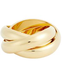 LIE STUDIO - The Sofie 18kt -plated Ring - Lyst
