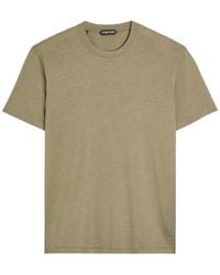 Tom Ford - Logo-Embroidered Jersey T-Shirt - Lyst