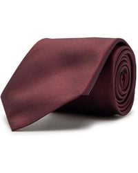 Saint Laurent - Silk-Taffeta Tie - Lyst