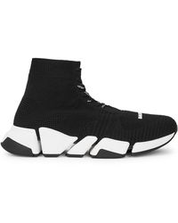 Balenciaga - Speed 2.0 Stretch-Knit Sneakers - Lyst