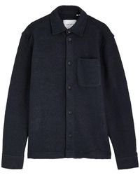 Les Deux - Kaleb Bouclé-Knit Overshirt - Lyst