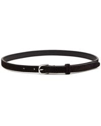 TOTEME - Thin Suede Belt - Lyst