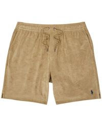 Polo Ralph Lauren - Logo-Embroidered Terry Shorts - Lyst