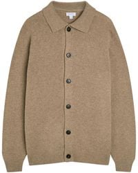 Sunspel - Wool Cardigan - Lyst