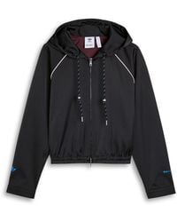 adidas - X Wales Bonner Hooded Satin Jacket - Lyst