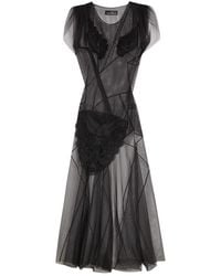 Vivienne Westwood - Justina Embroidered-Appliqué Mesh Maxi Dress - Lyst
