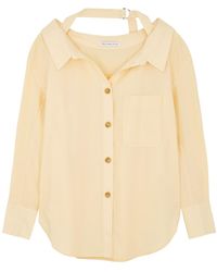 Rejina Pyo Rosa Yellow Cotton Shirt