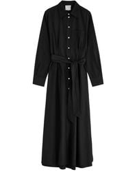 Forte Forte - Belted Poplin Midi Shirt Dress - Lyst