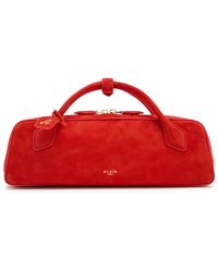 Alaïa - Le Teckel Suede Clutch - Lyst