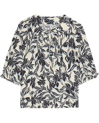 Rails - Belina Floral-Print Woven Blouse - Lyst