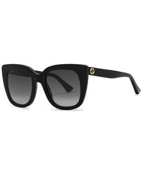Gucci - Cat-Eye Sunglasses, Sunglasses, , Lenses - Lyst