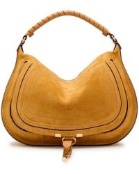 Chloé - Marcie Medium Suede Shoulder Bag - Lyst
