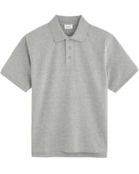 Saint Laurent - Piquet Cotton Polo Shirt - Lyst