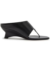 KHAITE - Marlow 55 Leather Mules - Lyst